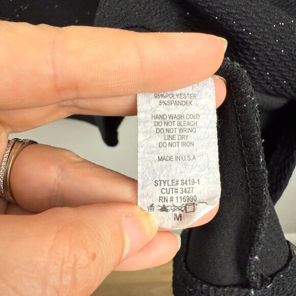 Ginger G Women's Black Skater Dress Size M - Picture 4 of 7